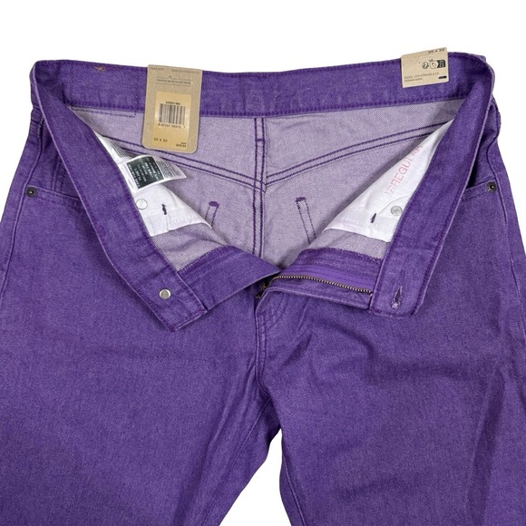 Levi's Purple Middy Straight Jeans Women's Size 30x30 Denim Pants - Picture 4 of 7